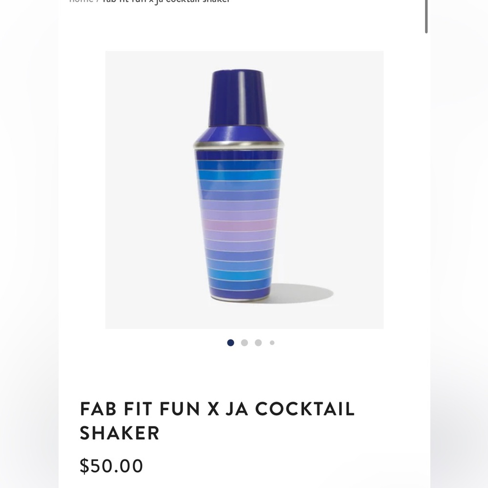 🦄 3 for $18 Jonathan Adler X Fab Fit Fun Cocktail Shaker
